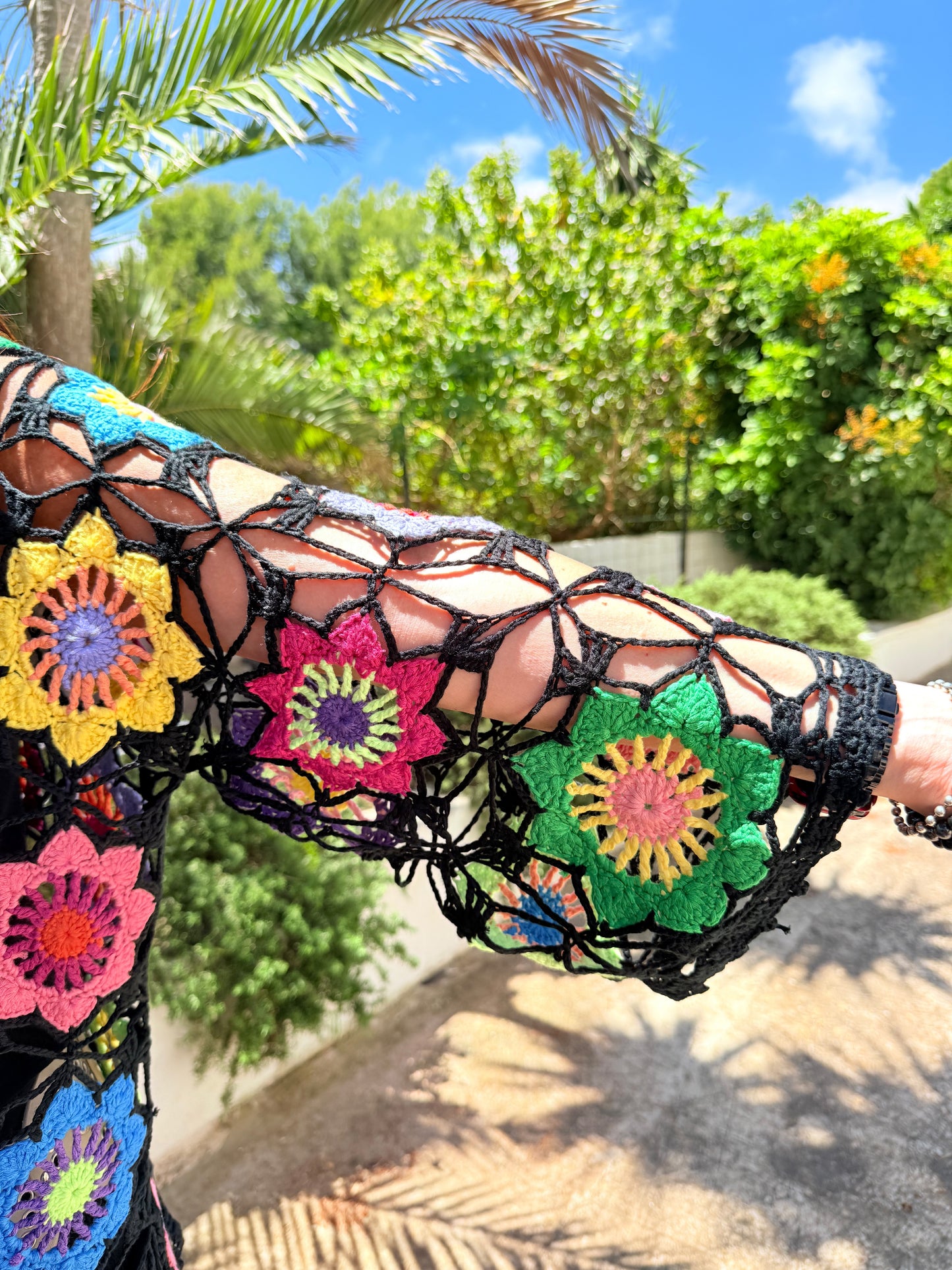 HECHO A MANO-KIMONO FLOWER