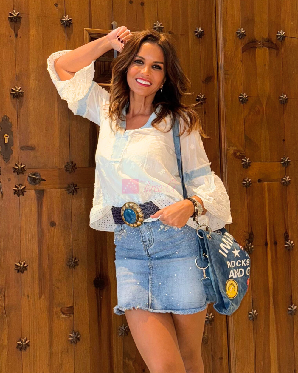 FALDA VAQUERA STRASS