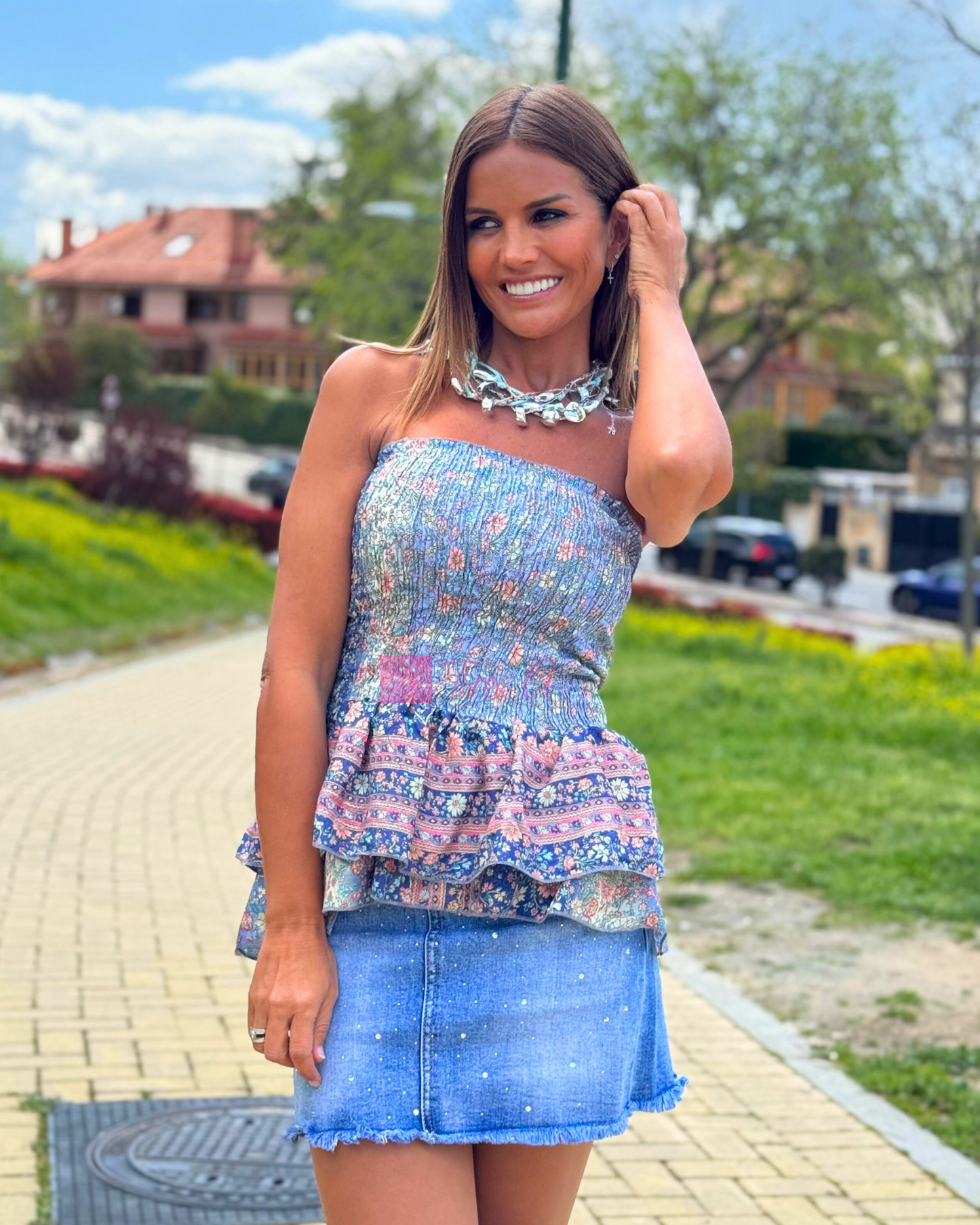 FALDA VAQUERA STRASS