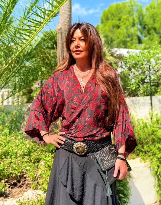 BLUSA SEDA HEART