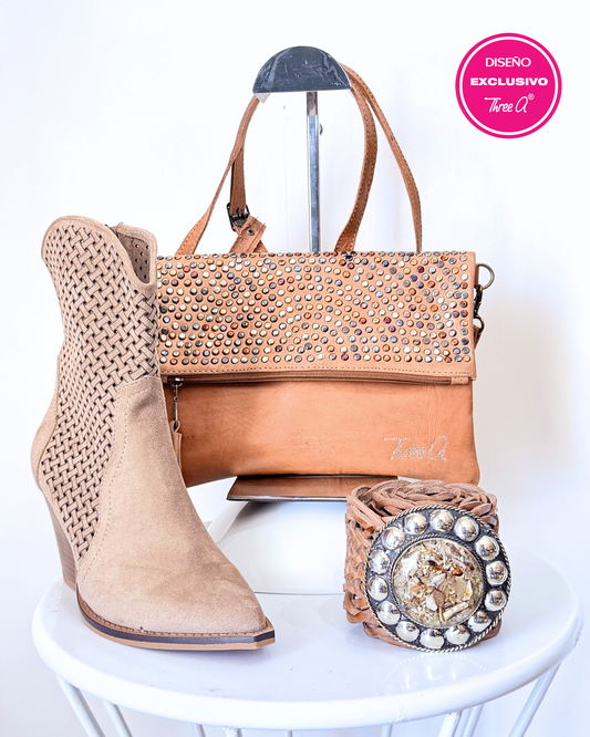 BOLSO CUERO SUN