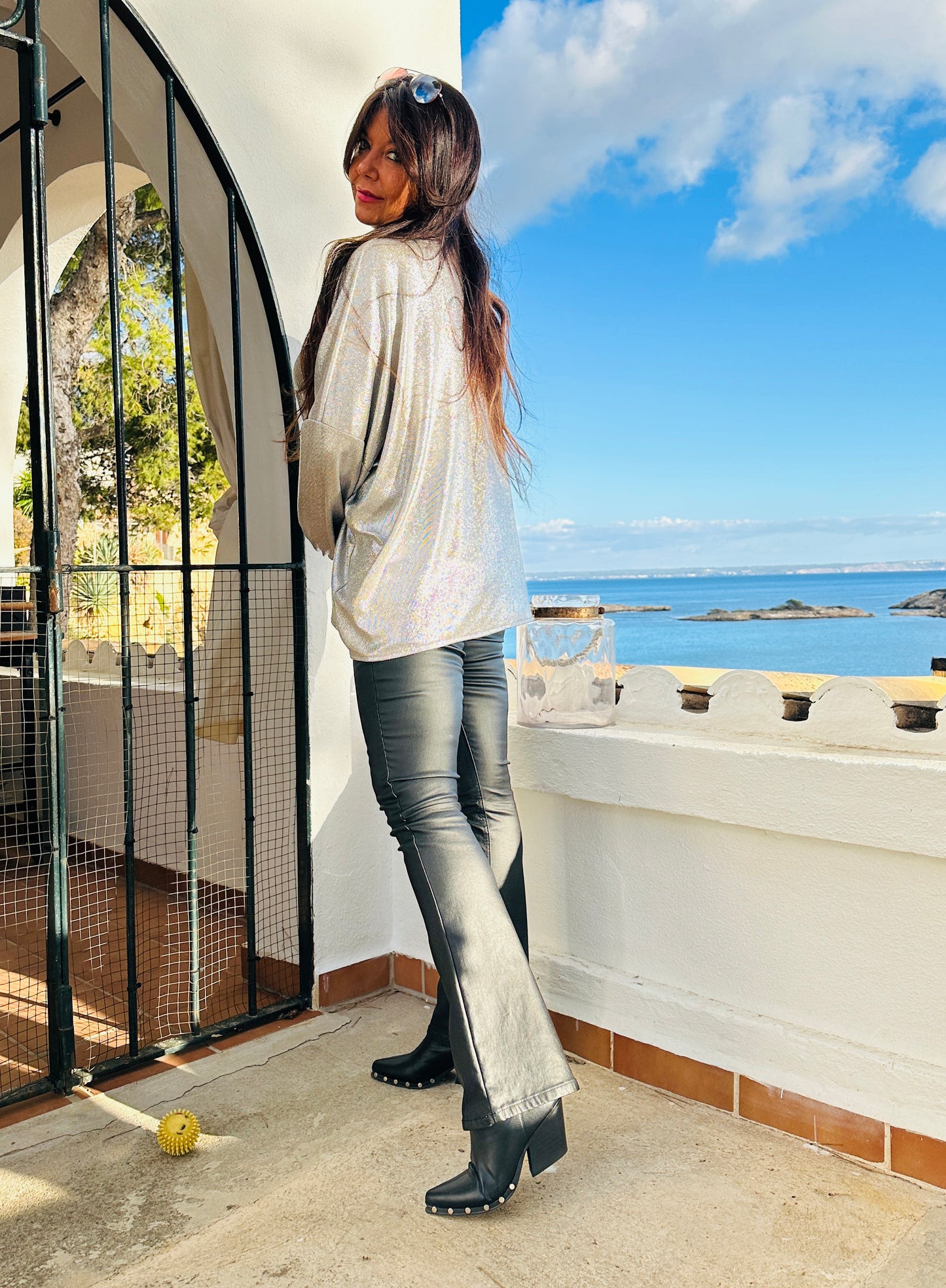BLUSA EVY PLATA