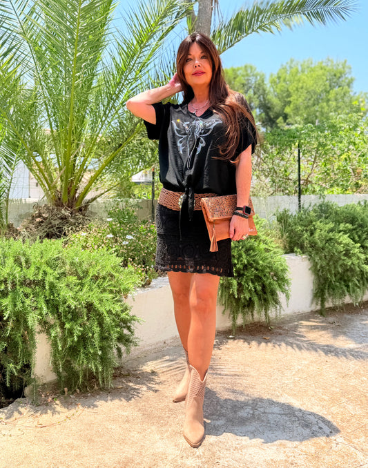 FALDA CROCHET MIDNIGHT