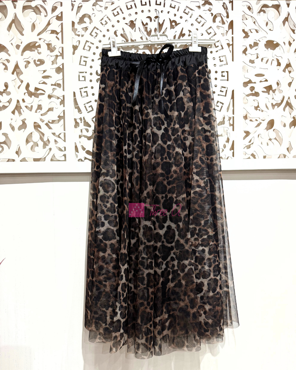 FALDA TUL PRINT
