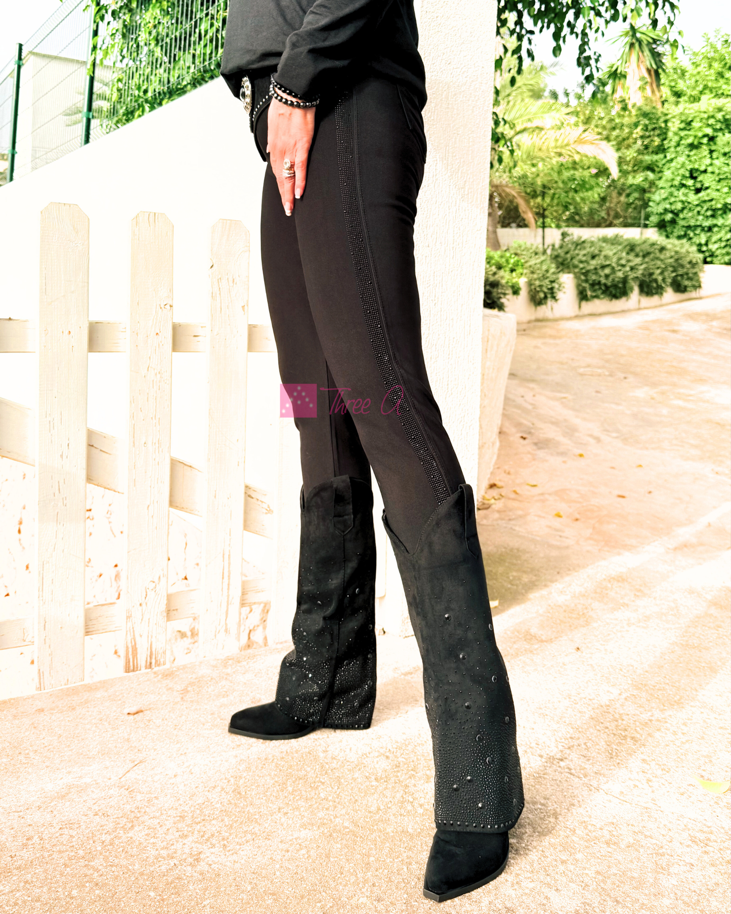 LEGGINGS STRASS LUNA