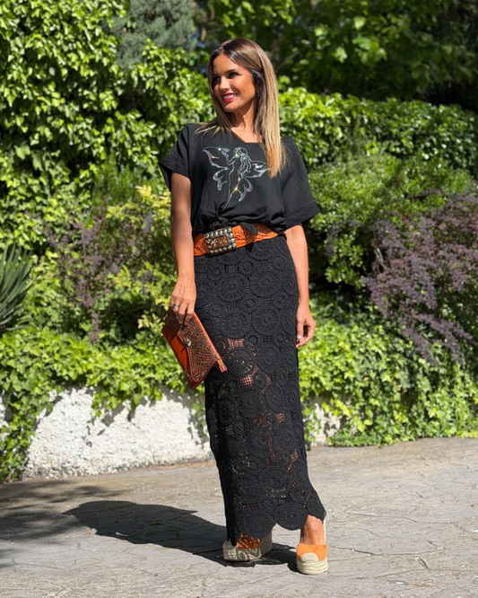 FALDA CROCHET MIDNIGHT