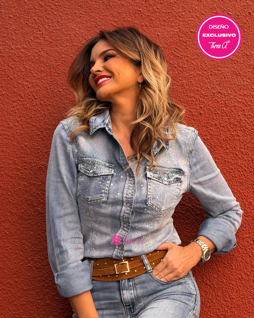 CHEMISE EN DENIM BUTTERFLY