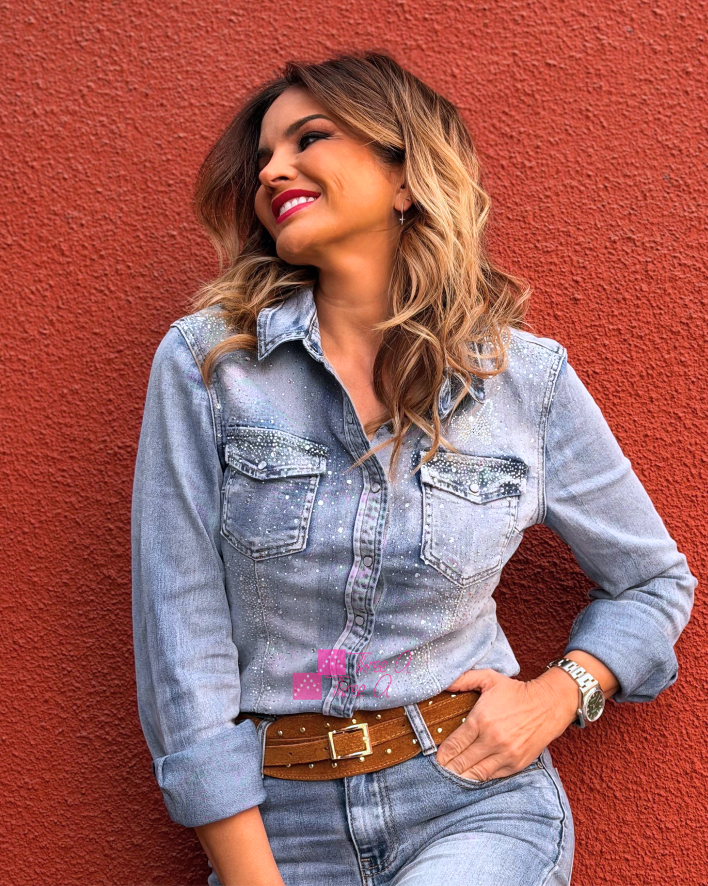 CAMICIA DI JEANS BUTTERFLY