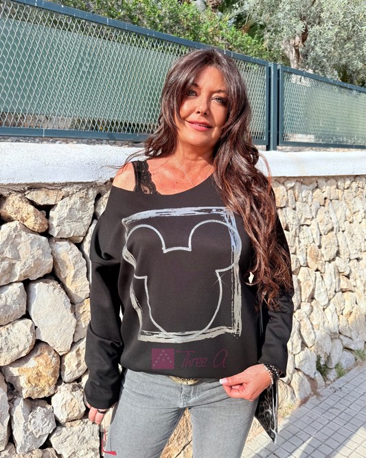 SUDADERA FINA MICKEY
