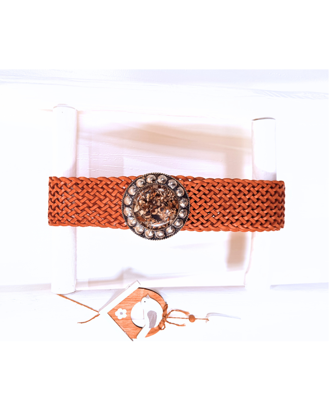 CINTURÓN CUERO TRENZADO