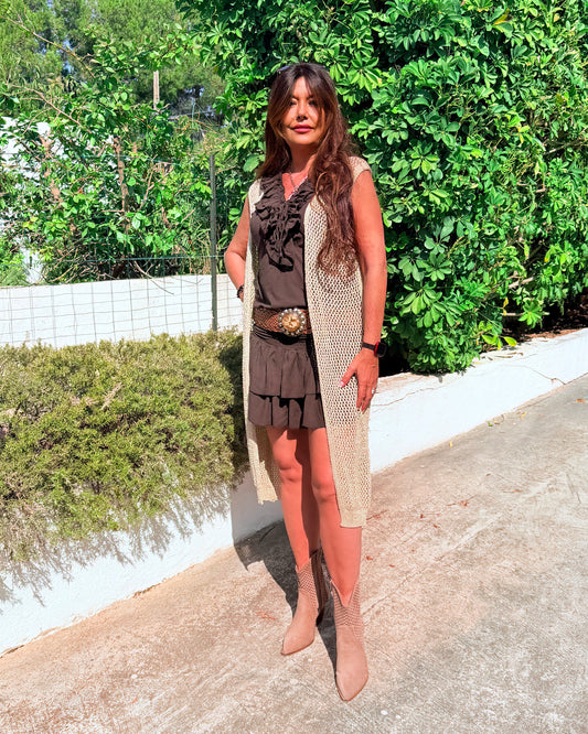 KIMONO CALADO GOLD