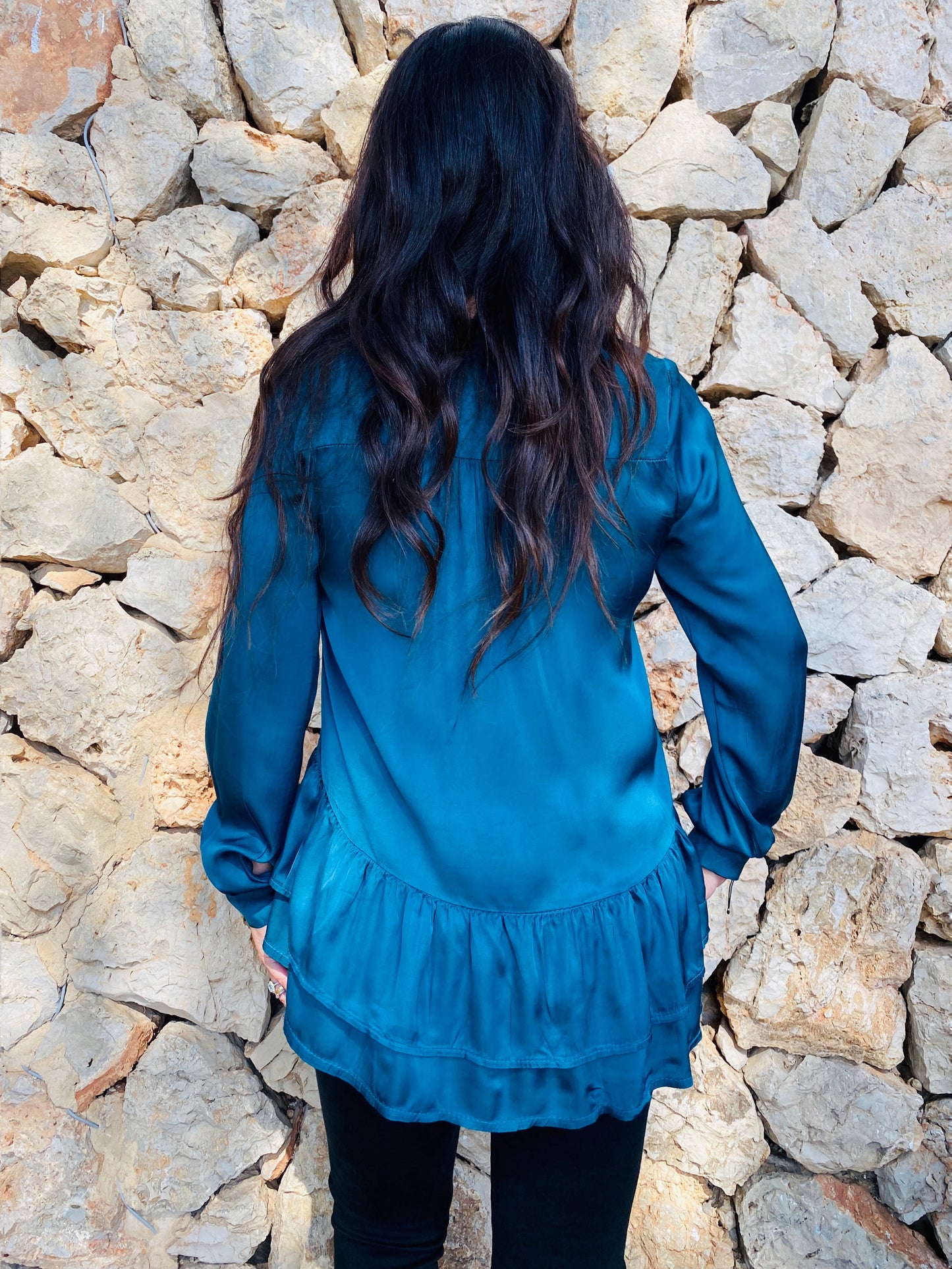 BLUSA TEAL