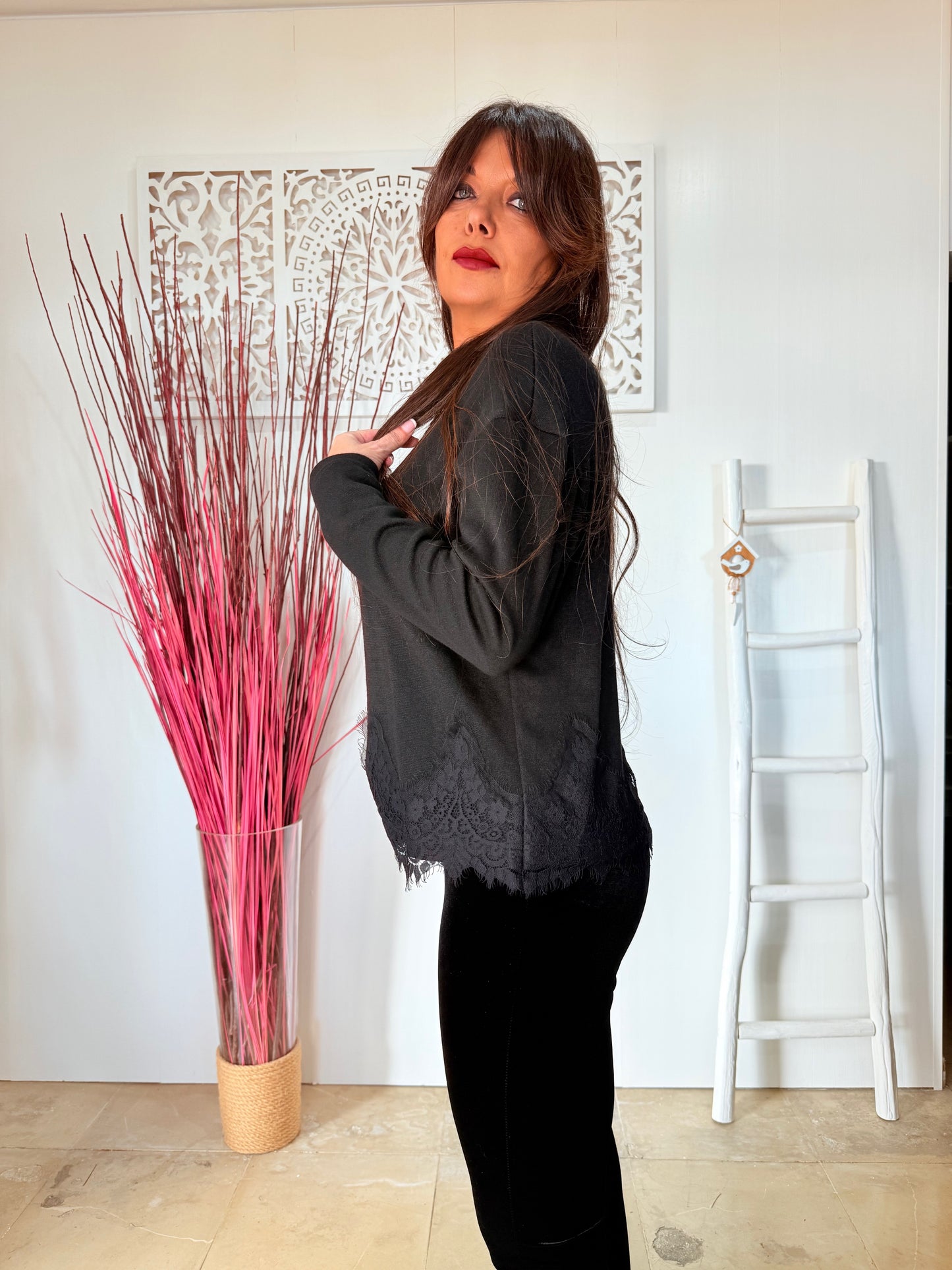 MAGLIONE IN PIZZO EIKA