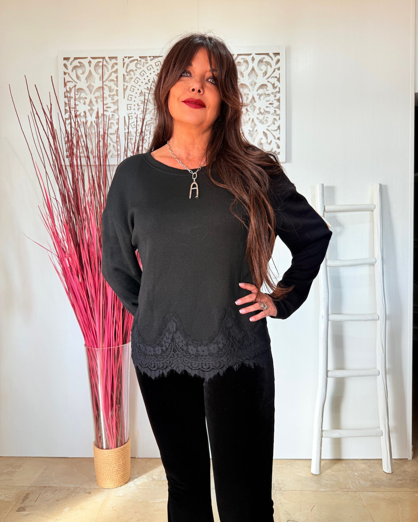 MAGLIONE IN PIZZO EIKA