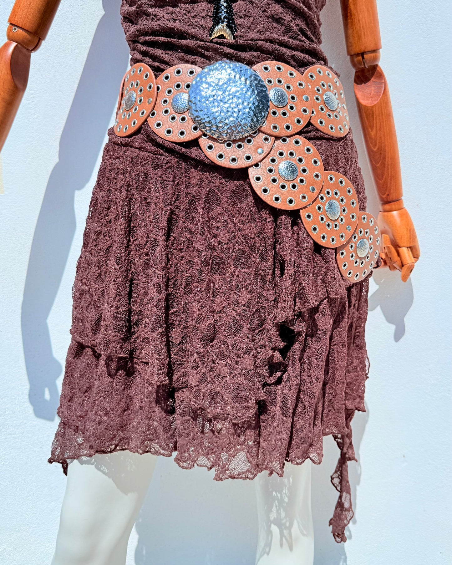 Gonna-pantalone in pizzo Dayca