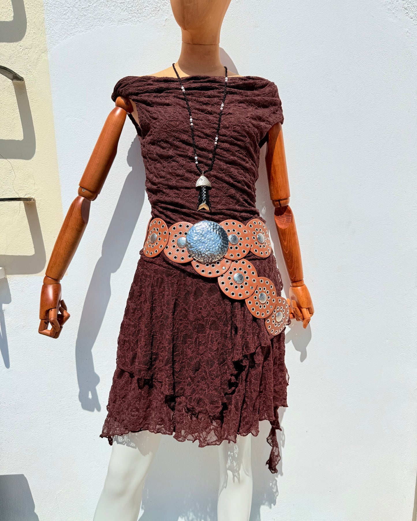 Gonna-pantalone in pizzo Dayca